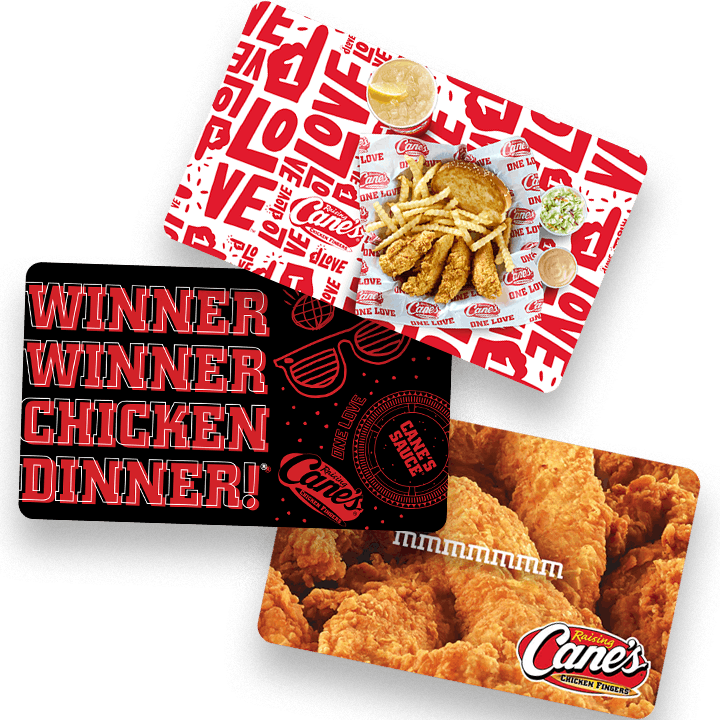 Canes online gift card